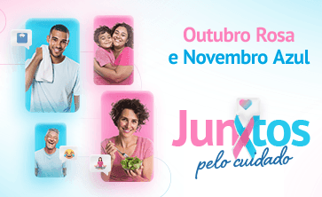 Outubro Rosa e Novembro Azul alerta para diagnóstico precoce do câncer de mama e câncer de próstata!