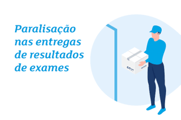Paralisação nas entregas de resultados de exames
